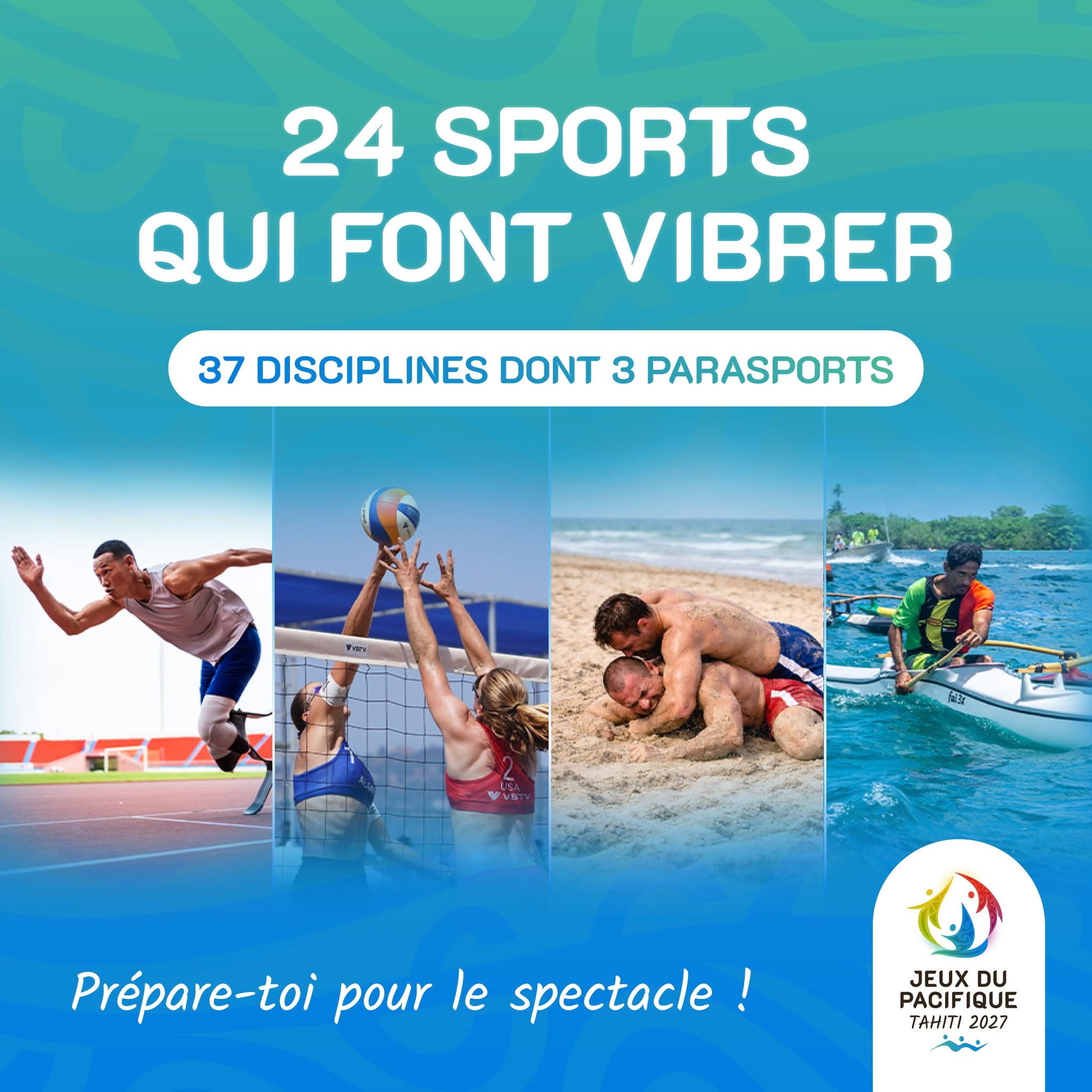 Pacific Games Tahiti 2027 - Facebook post